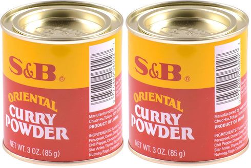 S&B Curry Powder Oriental, 3 Oz (Pack of 2)