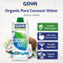 100% 2-Pack (16.9 oz Goya Organic Pure Coconut Water, Tropical Hydration for Smoothies, Mocktails, and Post-Workout