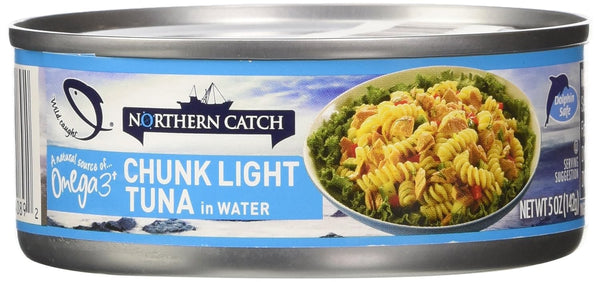 Northern Catch Premium Chunk Light Tuna in Water, 4.5-Ounce (Pack of 12)
