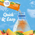 10-Packet (Pack 12) Crystal Light On The Go Peach Mango Green Tea Drink Mix, Box