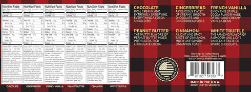 12 Pack Holiday Hot Cocoa Cocoa Sampler Gift