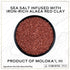 5 oz Alaea Red Salt Infused with Baked Red Alaea Clay from Hawaii Natural & Mineral Rich Hawaiian Salt for Cooking