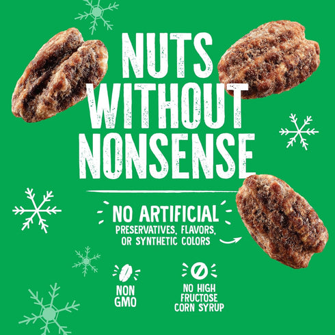 (1-Pack) 5oz Emerald Nuts Cinnamon Toffee Pecans | Resealable Bag | Kosher Dairy Certified, Non-GMO, Contains No