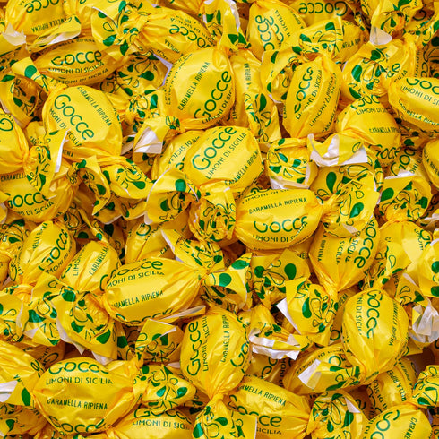 Italian Lemon Drops Hard Candy 1 lb | Real Sicilian Lemon Juice