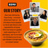 (320 6 Pack BIAS Apgu Red Chili Instant Noodles - Spicy Korean Ramen with Premium Toppings, Vegan, Air-Dried, Low