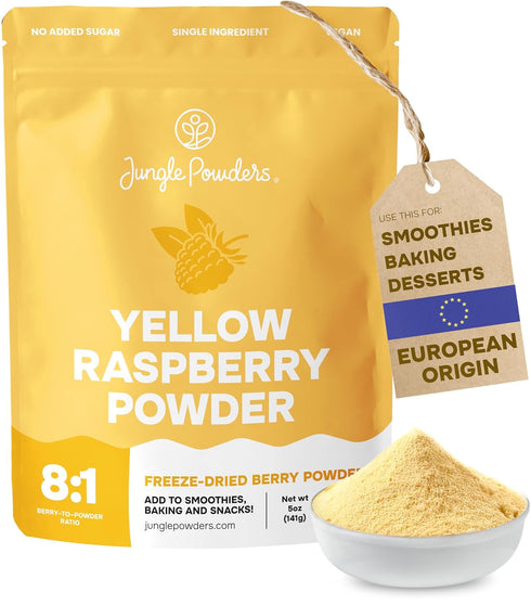 Yellow Raspberry Powder 5 Ounce Bag - 3rd Party Lab Tested Himalayan