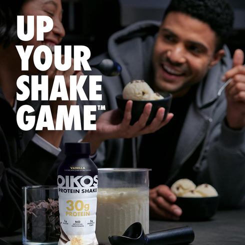 Pack, 30g 5g 12 oz (8 4 Oikos Protein Shake, Exclusive Variety High Protein Drinks, Shelf Stable, Ready to Drink