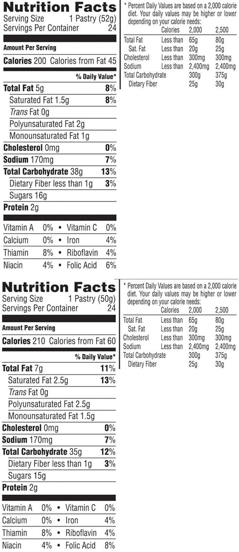 Kellogg's Pack, 86 oz (48 Count) Pop-Tarts Breakfast Toaster Pastries, Flavored Variety Frosted Brown Sugar Cinnamon