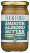 Fix & Fogg Smooth Almond Butter - Natural Almond Butter Spread, No