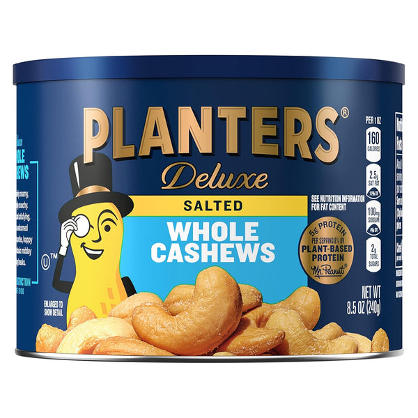 Planters Cashews Whole Salted, 8.5 oz