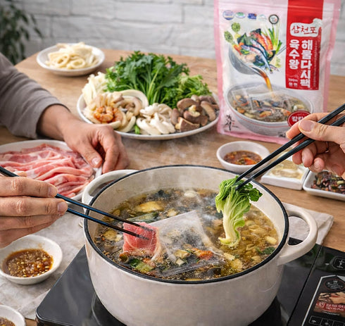 LENITH Packs, Packed 5.64 oz Korean Seafood Soup Stock Anchovy and Kelp Broth Sachets, Individually for Cooking
