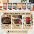 6 Pack (24oz Dried Peppers Bundle - Ancho, Guajillo, Pasilla, Arbol, Chipotle, Cascabel Total). By Amazing Chiles
