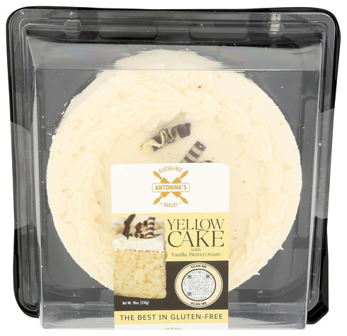 Antoninas Single Layer Yellow Cake GF, 18 OZ