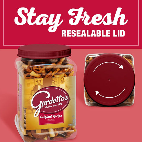 Gardetto's 18 oz Original Recipe Snack Mix, Salty Snacks Tub
