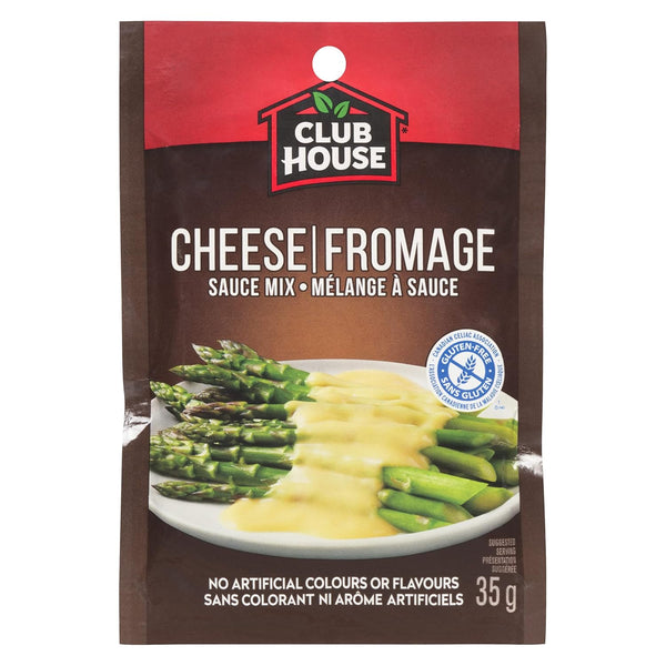 Club House Cheese Sauce Gravy Mix, 35g/1.2oz, Imported from Canada