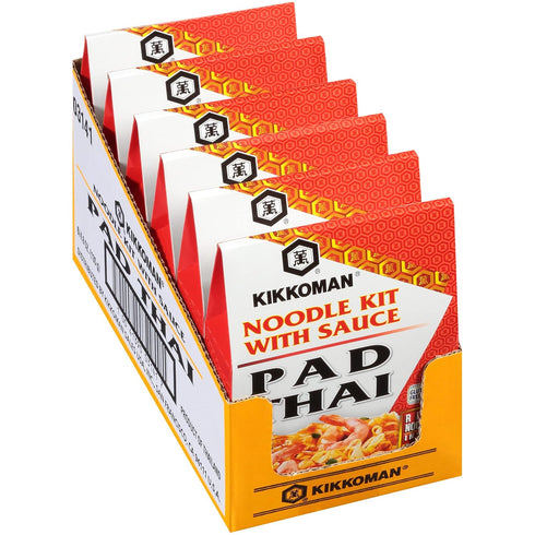 4.8 Oz (Pack 6) Kikkoman Gluten-Free Pad Thai Noodle Kit With Sauce