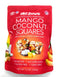 180 Snacks, Mango Coconut Squared, with Almonds, Cashews, Pumpkin Seeds