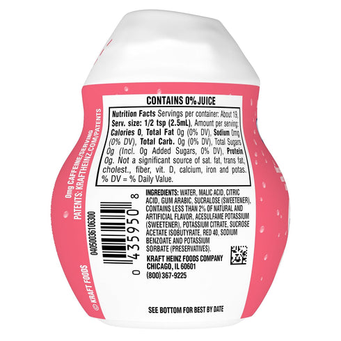 1.62 oz Kool-Aid Liquid Watermelon Artificially Flavored Soft Drink Mix, fl Bottle
