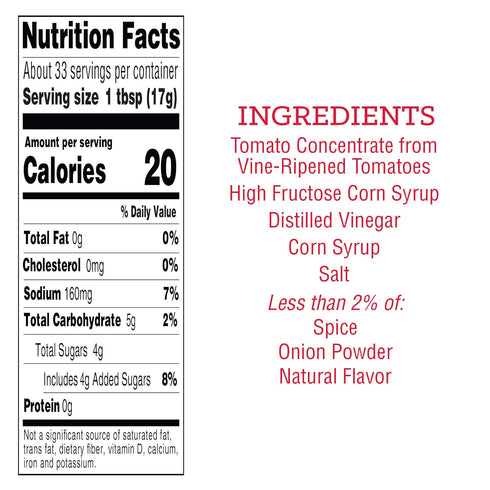20oz (Pack 4) Red Gold Ketchup, (Regular) Squeeze Bottle, Bottles