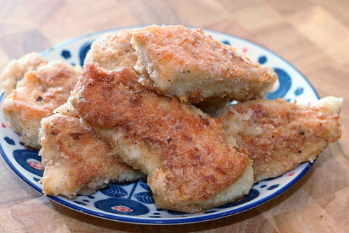 16 12.3 oz Moms Place Gluten Free Crispy Chicken Tender Mix, Vegan & Nut, Dairy, Corn & Soy Free, Servings