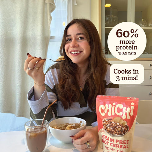 4 Pack) High Protein Hot Cereal Made with Chickpeas (Variety