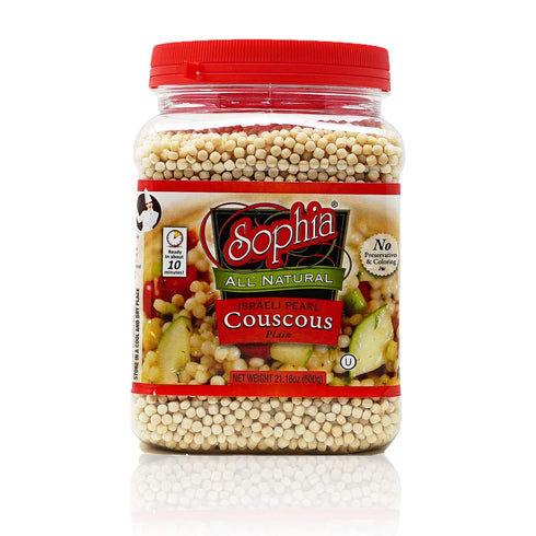 Sophia Couscous - Israeli Toasted Pearl Couscous-Plain 21oz (3-pack)