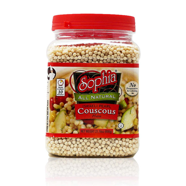Sophia Couscous - Israeli Toasted Pearl Couscous-Plain 21oz (3-pack)