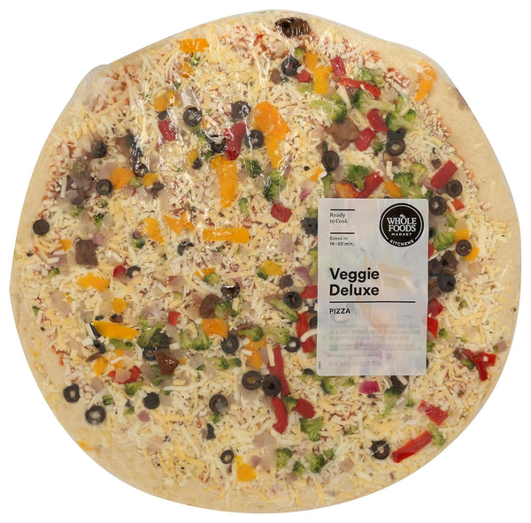 WHOLE FOODS MARKET KITCHENS , Veggie Deluxe Deli Pizza 16in, 44.8 oz