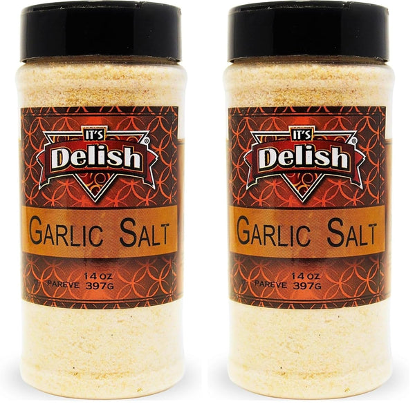 Garlic Salt by Its Delish (Medium Jar) (Pack of 2)
