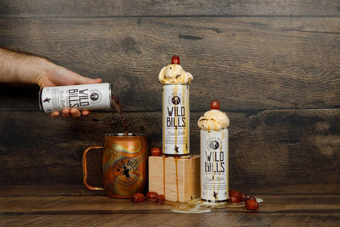 4 Pack, 12 Oz 12 Pack Wild Bill's Flavor Craft Soda Soft Drinks Variety Root Beer, Black Cherry, Orange + Vanilla