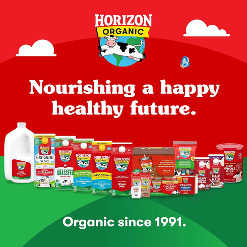 30.6 oz, Horizon Organic Instant Dry Whole Milk Powder, USDA Organic, Non-GMO, Shelf Stable, Great for Baking, Cooking