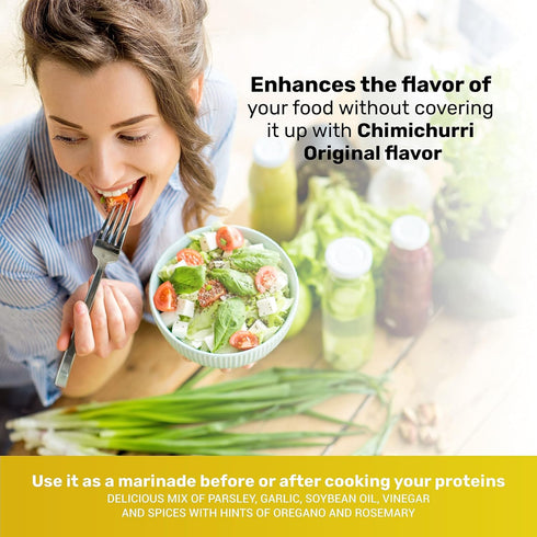 Gaucho Ranch Original Flavor Chimichurri Sauce | Parsley, Garlic, Rosemary, Oregano Seasoning Mix | Gluten Free, Keto,