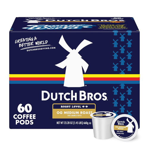 Dutch Bros OG Medium Roast, 60 Count, Medium Roast, Single Serve Coffee