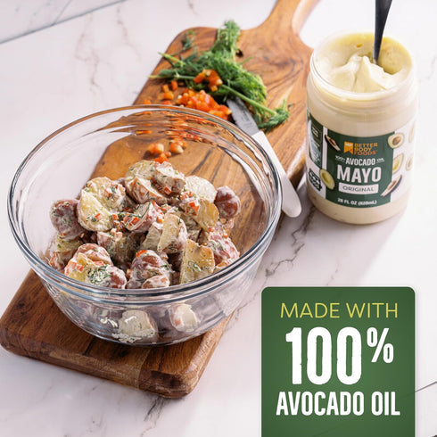 (28 (Pack 2) BetterBody Foods Avocado Oil Mayonnaise, Non-GMO Mayo Spread Made with Cage-Free Eggs, Paleo Ounces)