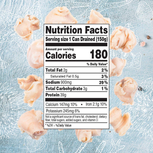 15-Ounce Roland Foods Whole Baby Conch in Water, Specialty Imported Food, Can