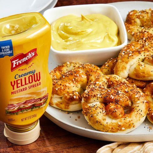 12 oz (Pack 4) French's Creamy Yellow Mustard Spread