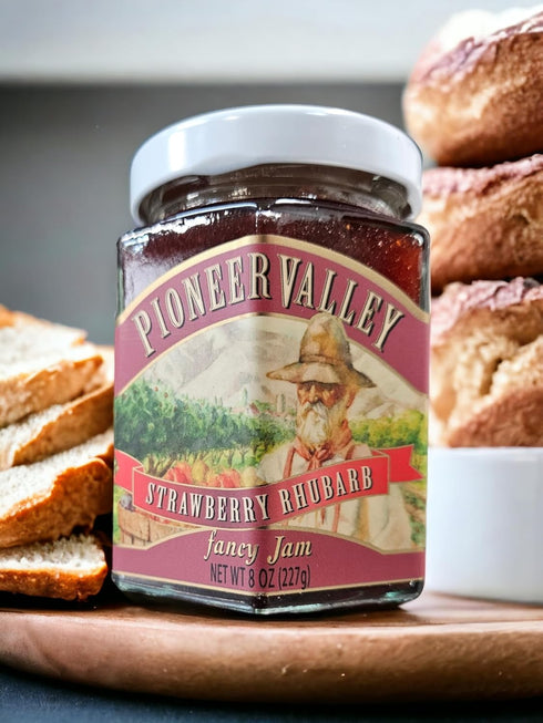 Gourmet Strawberry Rhubarb Jam by Pioneer Valley