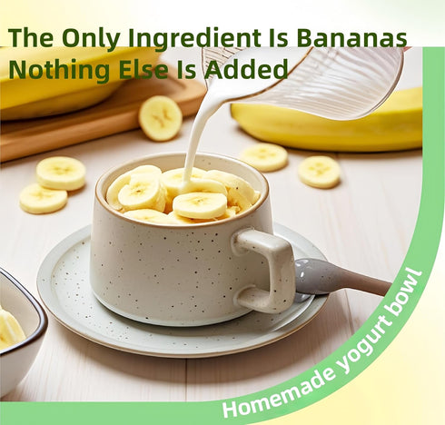 LWWTYKSPL 200g 7.05oz Natural Foods Freeze-Dried Banana Slices, Crispy Ripe Bananas for Energy, Great for Smoothies