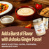 300 (Pack 1) Ashoka Ginger Garlic Paste | Fresh Cooking Paste | Vegan | Gluten-Free | Kosher Certified | Non-GMO | No