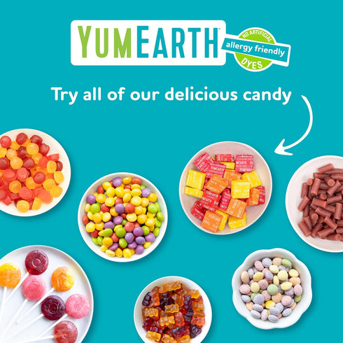 Packs, 7.5 oz. (Pack 15) YumEarth Organic Jelly Beans - Fruity Candy Snack Gluten Free Snacks for Kids - Allergy
