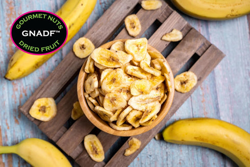 5, 10, 25 Lb. (5 lbs) GNADF | Sweetened Banana Chips | Available in sizes | Gourmet Nuts And Dried Fruit |