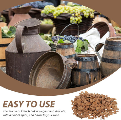 3 100g/Bag, Bags Oak Chips For Aging - Toasted Wood Chips Wine Making Whiskey Aging Supply - Home Brewing Professional