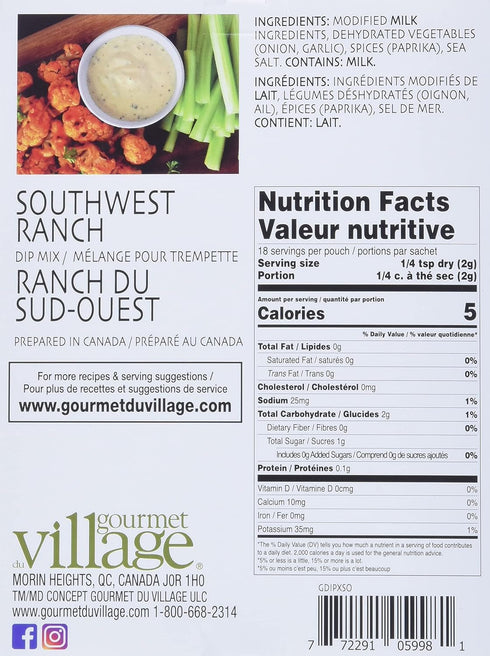 Gourmet du Village Dip Mixes (Southwest Ranch)
