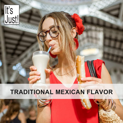 1 10oz It's Just - Horchata Drink Mix, Just Add Water, Makes Gallon, Traditional Mexican Flavor, Gluten-Free, Non-GMO