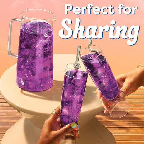 6 Packets, 2.01 oz Crystal Light Drink Mix, Pitcher for Flavorful Hydration and Shareable Refreshment, Concord Grape