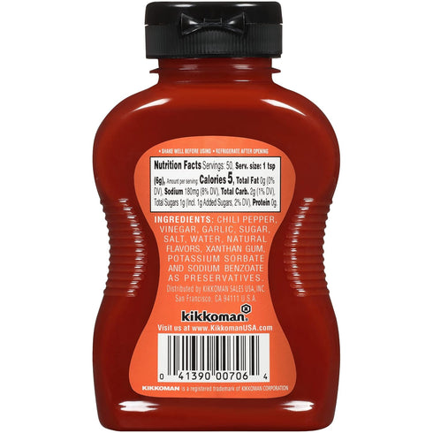10.6 oz (9 Pack) Kikkoman Sriracha Hot Chili Sauce