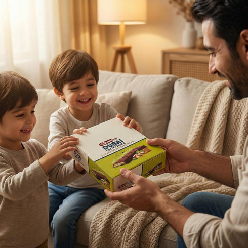 (Pack 24) 27gr 1.43 24 Dubai Chocolate Bar of Kunafa Pistachio Bar- Total pounds.-, Perfect for Gifting, Fresh Daily