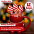 Pack 12 Perfect Stix Christmas Candy Cane Peppermint Spoonz.Edible Stirring Beverage Spoonz. Hot Chocolate Cocoa Tea