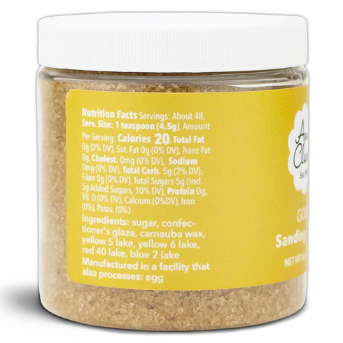 8 oz. Ann Clark Gold Sanding Sugar