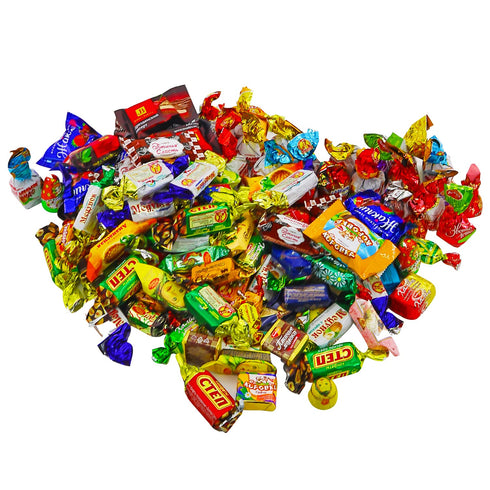 RUSA GOODS Sweet Candy Mix Gift Bag - Russian Candy Mix - Assortment Chocolate